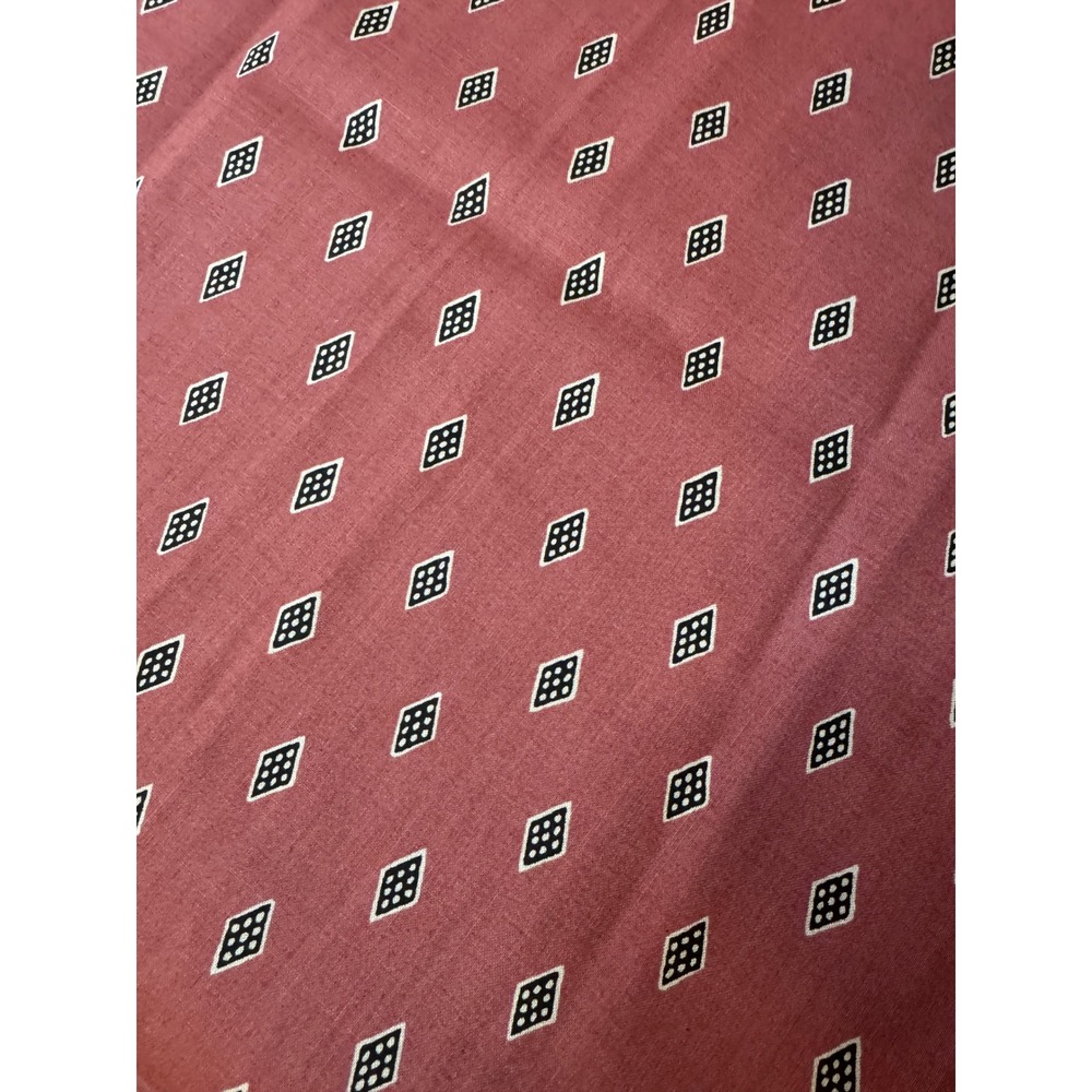 Joan Kessler Concord Fabrics Fabric 1 Yard Rose Pink Geometric Diamond Vintage